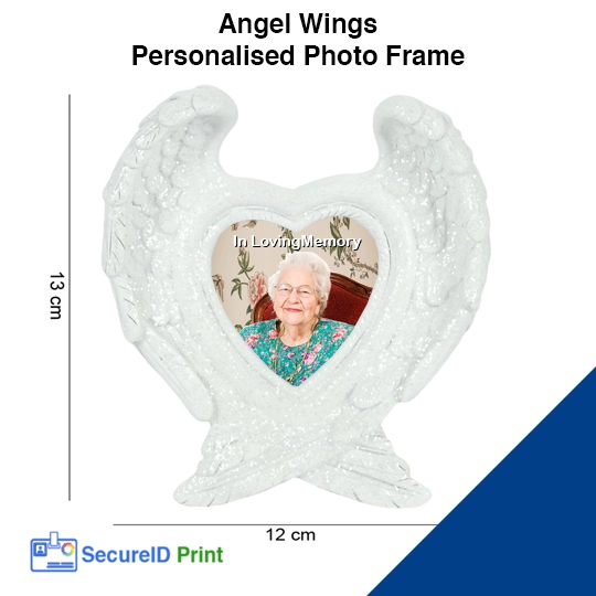 angel wings photo frame